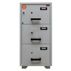 Valberg FC3K-KK Fire Resistant Cabinet with 3 Drawers - 2 Key Locks