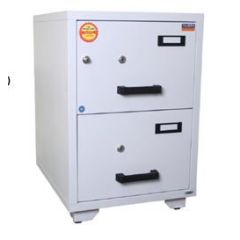 Valberg FC2K-KK Fire Resistant Cabinet with 2 Drawers - 2 Key Locks