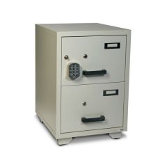 Valberg FC2E-KK Fire Resistant Cabinet with 2 Drawers - Digital Lock & Key Lock