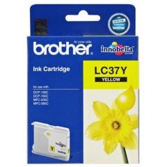 Brother LC37Y Genuine Ink Cartridge - Yellow