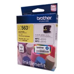 Brother LC563Y Genuine Ink Cartridge - Yellow