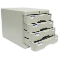 FIS FSOTUS-21AK File Cabinet With Key with 4 Drawers - Key Lock