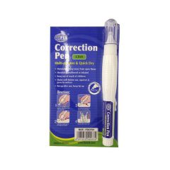 FIS CF01 Multi Purpose & Quick Dry Correction Pen - 8ml (Pack of 12)