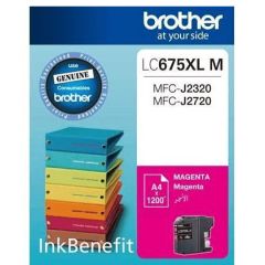 Brother LC675XL-M Genuine Ink Cartridge - Magenta