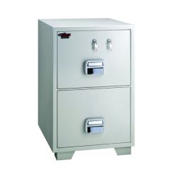 Eagle SF680-2TKX Fire Resistant Filing Cabinet with 2 Drawers - 2 Key Locks