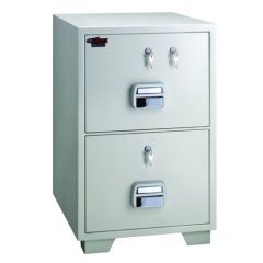 Eagle SF680-2TKK Fire Resistant Filing Cabinet with 2 Drawers - Key Lock