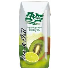 Al-Rabie Kiwi & Lime Juice - 200ml x (Pack of 18)