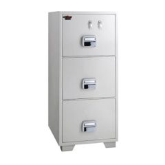 Eagle SF680-3TKX Fire Resistant Filing Cabinet with 3 Drawer - 2 Key Locks 