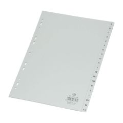 FIS FSDVA-ZA4 PP Divider - A4 - A-Z Grey Tabs