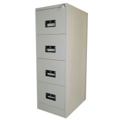 Furnit FD204 4D Filing Cabinet with 4 Drawers - 1320 x 460 x 620mm  - Key Lock