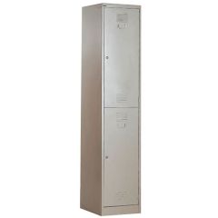 Furnit FTL-102 Two Tier/Door Locker - 1800 x 400 x 475mm