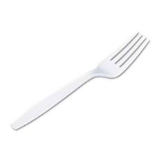 Falcon TBDPP049/PSM F02 Biodegradable Fork - White - 100 Pieces x (Pack of 10)