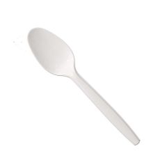 Falcon TBDPP048/PSM S02 Biodegradable Spoon - White - 100 Pieces x (Pack of 10)