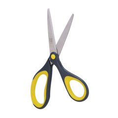 Deli E0602Y Scissors - 7" - Yellow (Pack of 12)