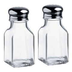 Pasabahce Salt & Pepper Shaker - 10cl - Clear (Pack of 2)