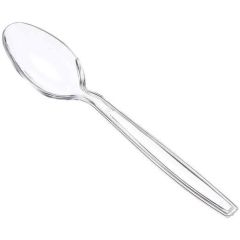 Super-Touch Disposable Plastic Tea Spoon - Transparent (Pack of 50)