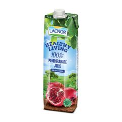 Lacnor Healthy Living Pomegranate Juice - 1 Liter x (Pack of 6)