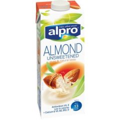 Alpro Roasted Almond Unsweetened Drink - 1 Liter
