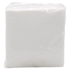 Fun Sigle Use 30 x 30cm Paper Napkin - White - 100 Sheets