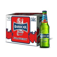 Barbican Strawberry Non Alcoholic Malt Beverage - 330ml x (Pack of 24) 