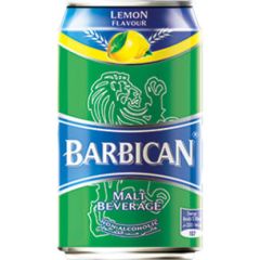 Barbican Lemon Non Alcoholic Malt Beverage - 330ml Can x (Pack of 24) 