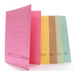 Alpha F1600H Square Cut Folder - F/S - Yellow (Pack of 100)