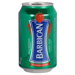 Barbican Strawberry Non Alcoholic Malt Beverage - 330ml Can x (Pack of 24) 