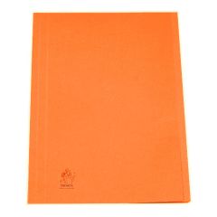 Premier PFWF Square Cut Folder with Fastener - 300gsm - F/S - Orange (Pack of 100) 