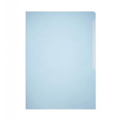 Modest MS310 Glass Clear PP L Folder - 180 Micron - A4 - Blue (Pack of 100)