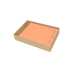 FIS FSFF9A4OR Square Cut Folder Without Fastener - A4 - Orange (Pack of 50)