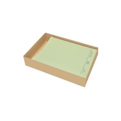 FIS FSFF9A4GR Square Cut Folder Without Fastener - A4 - Green (Pack of 50)