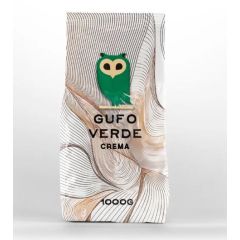 Gufo Verde "Crema" Blend Coffee Beans - 70% Arabica & 30% Robusta - 1 Kg
