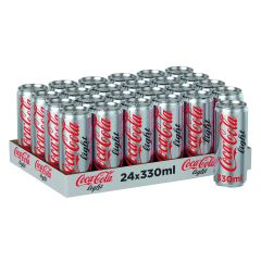 Coca Cola Light - 330ml Can x (Pack of 24)