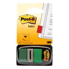 3M 680-3 Green Post-it Flags - 1" x 1.7" - 50 Flags/Pad x Pack of 10
