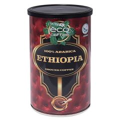 Eco Coffee "Ethiopia" 100% Mono Arabica Ground Coffee - 250 Grams