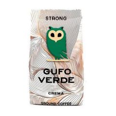 Gufo Verde "Crema" Blend Ground Coffee - 70% Arabica & 30% Robusta - 200 Grams