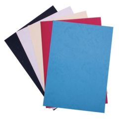 Alpha Letherette Cover - 230gsm - A3 - Navy Blue (Pack of 100)