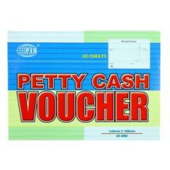 FIS FSCLP80A6 Petty Cash Voucher - 148 x 105mm - 80 Sheets