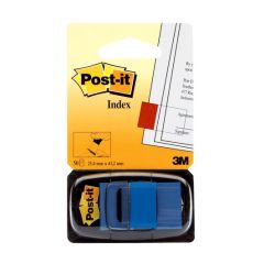 3M 680-2 Blue Post It Flags - 1" x 1.7" - 50 Flags