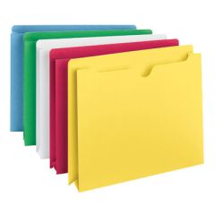 Smead 75688 File Jacket - 2" Expansion - Letter Size - Assorted Color (Pack of 10)