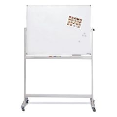 Magnetoplan COP MWB1240889 Double Sided Mobile White Board - 100cm x 150cm