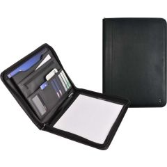 Desq 3680 Zippered PVC Conference Folder - A4