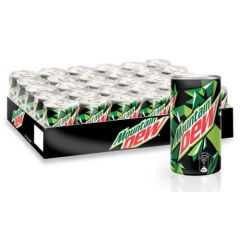 Mountain Dew Carbonated Soft Drink - 150ml Can x (Pack of 30)