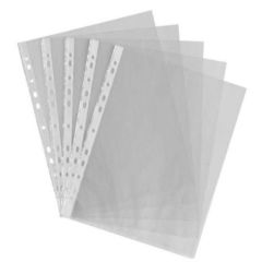 Deluxe AMT Punched Pockets - 60 Microns - A4 - Clear (Pack of 100)