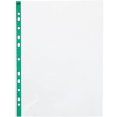 Top Star Mirror Finish Reinforced Pockets - 80 Micron - A4 (Pack of 100)