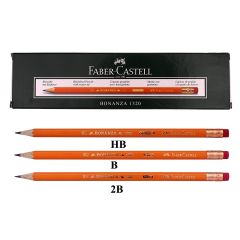 Faber Castell Bonanza 1320 Drawing Pencil - HB - B - 2B (Pack of 12)