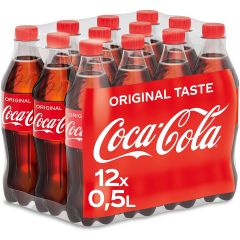 Coca Cola Regular - 500ml Pet Bottle x (Pack of 12)