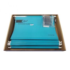 Elfen 927 Deluxe Suspension File - F/S - Blue (Pack of 50)