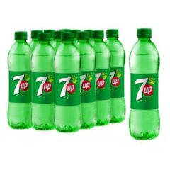 7UP Carbonated Soft Drink - 500ml Pet Bottle x (Pack of 12)