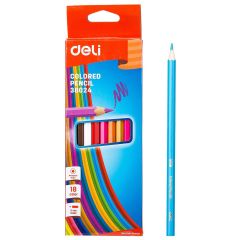 Deli E38024 Color Pencil - 18 Colors x (Box of 24)